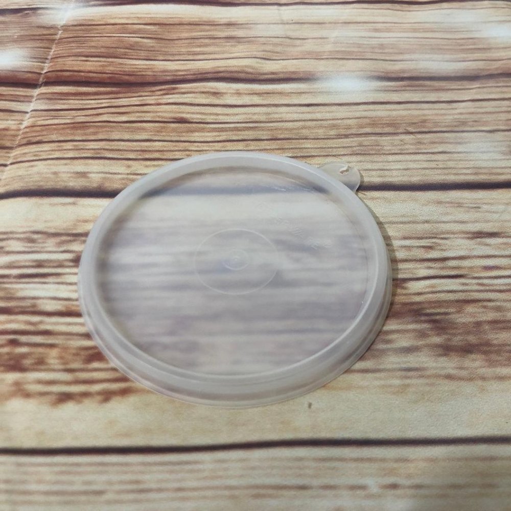Tupperware Round A-Tab Replacement Lid 215-94 Clear Sheer Round Vintage